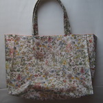 マチ付きバッグ*リバティ*Wild Flowers*パステル*30×40×15