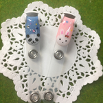 パンダ うさぎ  移動ポケットクリップ ICカードホルダークリップ