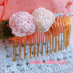 薔薇のヘアコーム