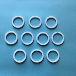 リング型のパーツ（ホワイト/20mm/10個）