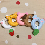 動物のひも通し 知育玩具