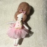 キラキラ ガーリー  doll NO 5 おだんごドットピンクちゃん