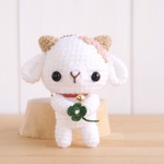 【お値下げ】幸せを願う🍀ヤギちゃんキーホルダー