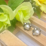 パールフラワー♡ピアス(樹脂)