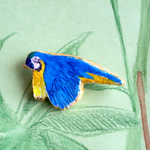 ルリコンゴウインコのブルーバッジ