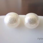 <再販> 耳元にぴったりフィットの上品パールイヤリング｡.:*･