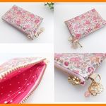 LIBERTY 　Felicite　フェリシテ　5P　つや有りビニコ　中布・仕切りポケット付きminiカードポーチ　◇◆コインケース・キーケースにも♪