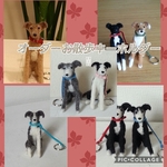 イタリアングレーハウンドお散歩キーホルダー☆オーダー☆