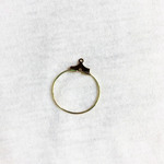 丸カン付フープ金具　20ｍｍ　10点