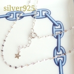 silver925ペタルチェーンネックレス　シルバー925ネックレス　シルバーネックレス