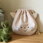 【再販】あにまるきんちゃく＊ねこちゃん