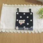 移動ポケット おしゃれな星☆濃紺