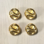 ●18㎜● ANTIQUE GOLD ROUND BUTTON CABOCHON