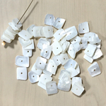 SHELL FLAT SQUARE PLATE BEADS PARTS