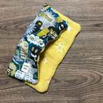 イエロー怪獣 ふわふわ ８重ガーゼハンカチ