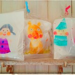ラッピング袋(大)/テープ写し絵