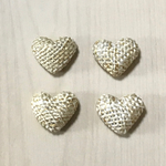 JUTE HEART CABOCHONS PARTS