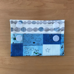 【SALE！】デニム調くまさんともこもこのカトラリーケース(グレー)