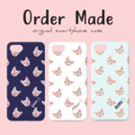 【オーダーメイド】かわいいうちの子をアートなスマホケースに♪カラフルアートiPhone　
