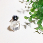 半額SALE！純銀製＊ブラックスター デザインリング