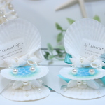 ☪︎⋆。˚ 送料無料 .. size 6cm 海辺のウェディング スタンドversion♡ リングピロー