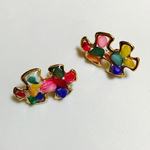 ビタミンカラー☆パズルピアス