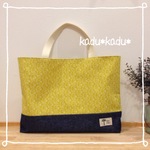 【受注販売】再販‼小鳥柄☆レッスンバッグ。。。