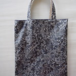 ぺったんこバッグ*リバティ*Margaret Annie*グレー*32×28㎝