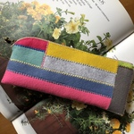 💚felt  de  patchwork💚ペンケース(メガネケース)