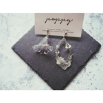 flower wreathe × chandelier  flower earring  フラワーリース×シャンデリアフラワーイヤリング