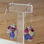 No.170   花びらの大きなループピアス