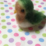 桜餅色のコザクラインコ・モナリザ風【送料無料】