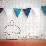 ケーキとwelcome
