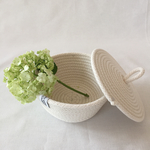 コットンロープボウル Sサイズ（蓋あり)