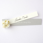 席札 “gray” name plate for wedding 10枚