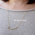 ＯＮパイプ選べる「２人の誕生日」ネックレス