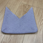 あずま袋(お弁当サイズ)パープルッコリー/ストライプ柄