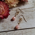 ❇ピンクオパール・ピアス・14kgf