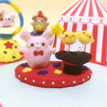 うさぎさんのマジック＊ころまるサーカス＊羊毛フェルト