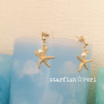 sale! ☆starfish&Perl☆ヒトデとパールのピアス