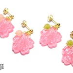 桜のゼリーピアス　片耳用★2015新作★