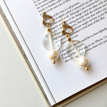 クリア×パールearring