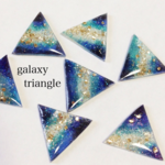 宇宙切りとり三角ピアス/イヤリング