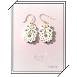 ペーパークイリングのピアス