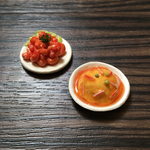 『今日は中華な気分♬』エビチリ・天津飯 ミニチュアフード 2個セット