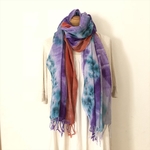 手染め 木綿シボショール　薄手