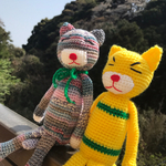 編みぐるみの猫