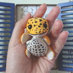 【再販１】チビっこ！ヒョウモントカゲモドキぬいぐるみ（ハイイエロー）