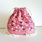 ♪　大人女子のためのお弁当袋　♪　【おにぎり　パンダ　ピンク】　手作り弁当　入社　入学　入園　洗い替え