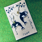 シャチ フックピアス